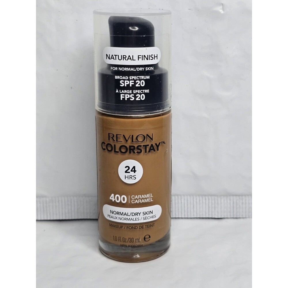 Revlon ColorStay 24hr Normal/Dry Natural Foundation 400 Caramel 1oz - Sealed